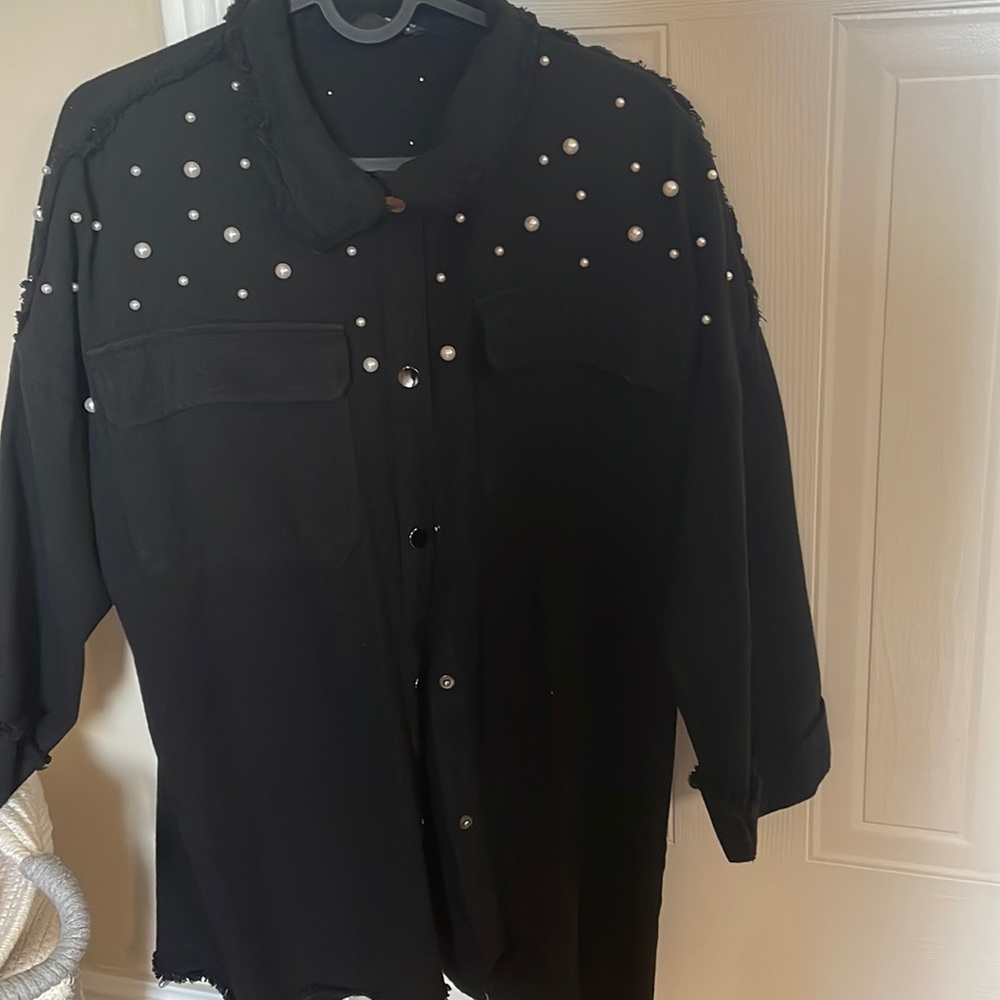 Oversized Pearl jacket